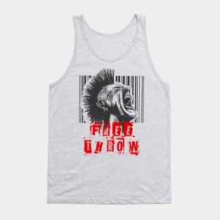 free throw on the barcode punk Tank Top